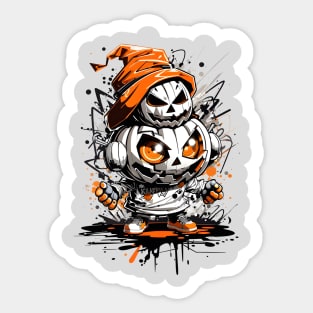 Halloween Pumpkin Sticker